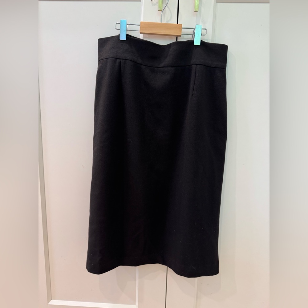 Tobias Classic Pencil Skirt Black - size 10